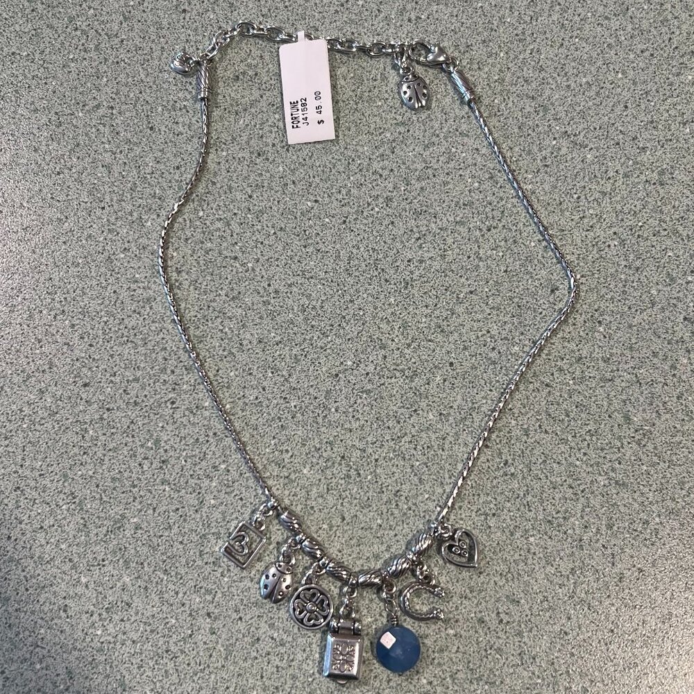 Brighton Jewelry Fortune Charm Necklace